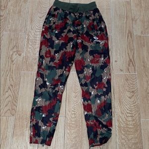 Pharrell Williams x adidas camo track pants